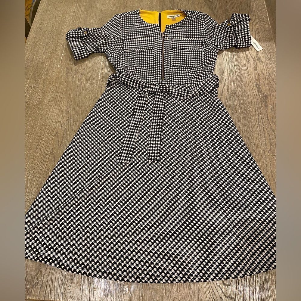 NWT Dress! Houndstooth print.